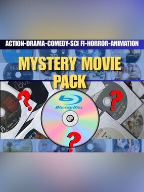 16 Movie DVD & Blu-ray Mystery Box Bundle Action Comedy Family Surprise Lot